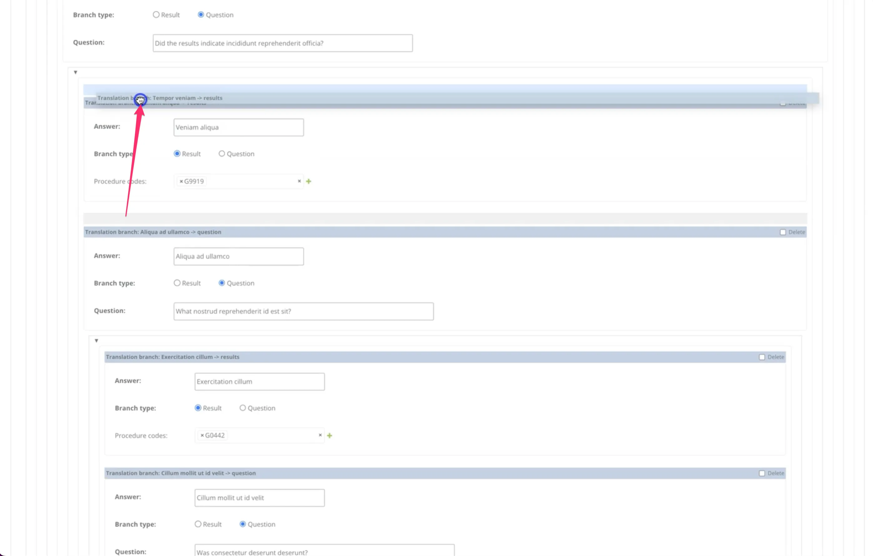 Drag & Drop on the Same Level