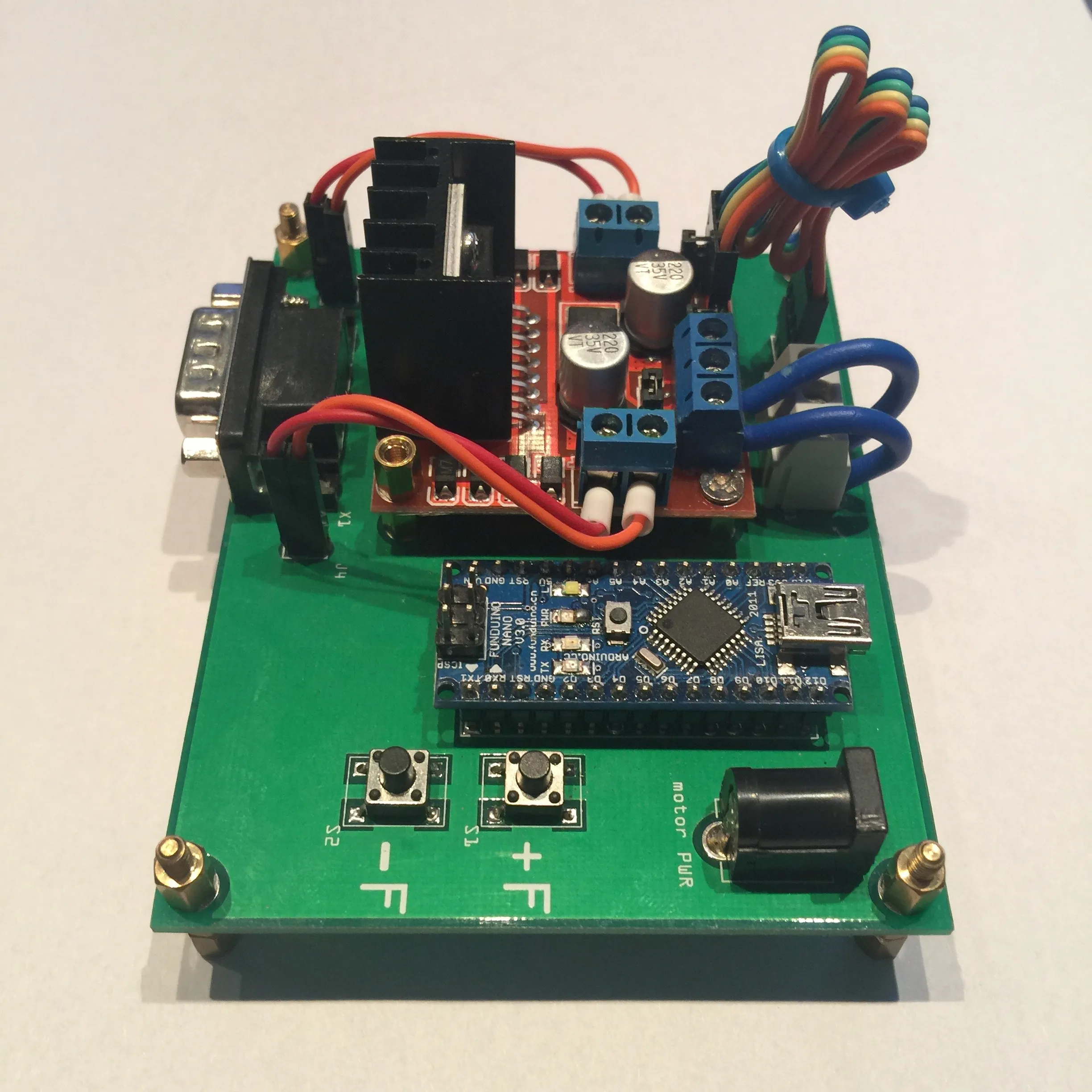 Focuser controller, assembled