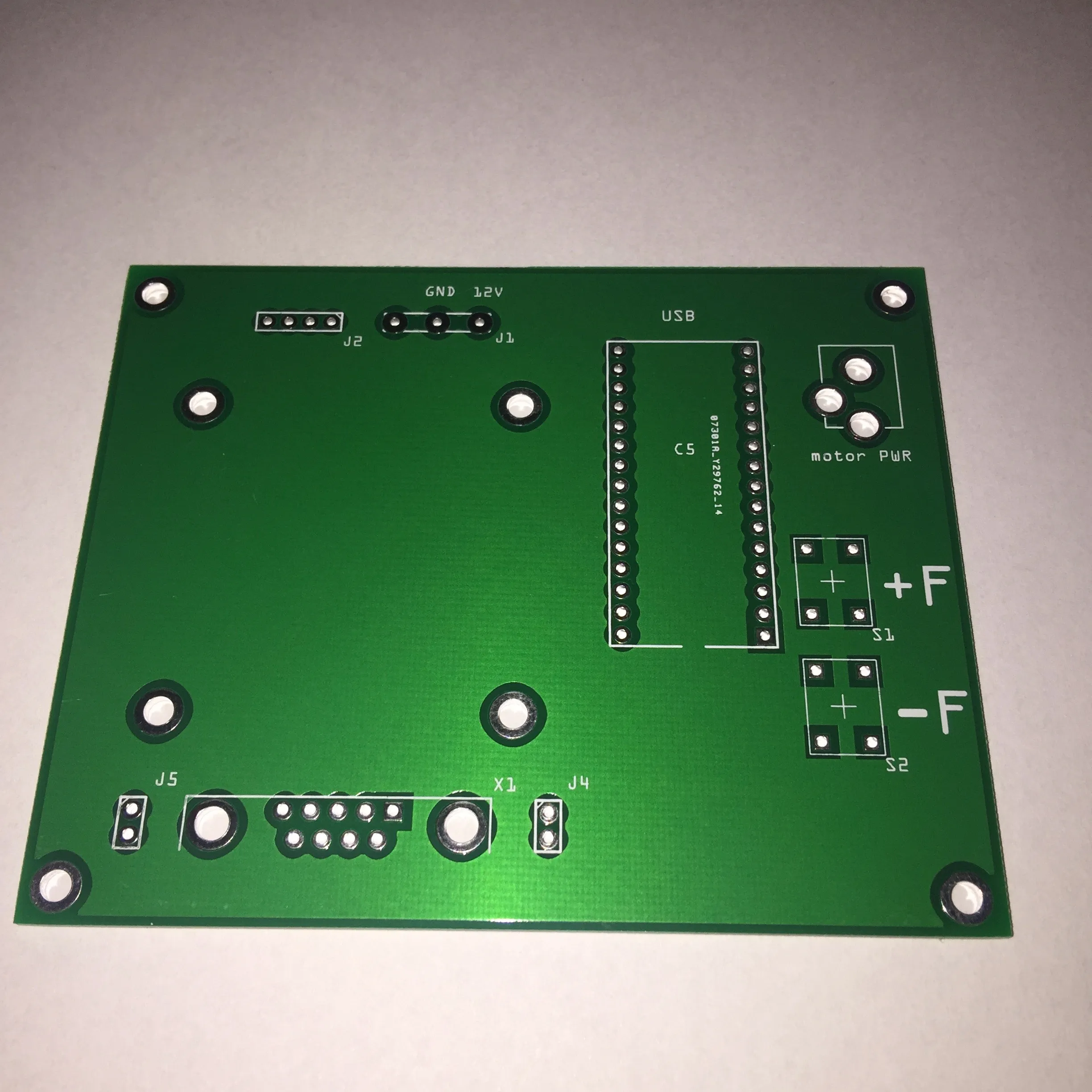 Focuser PCB, front