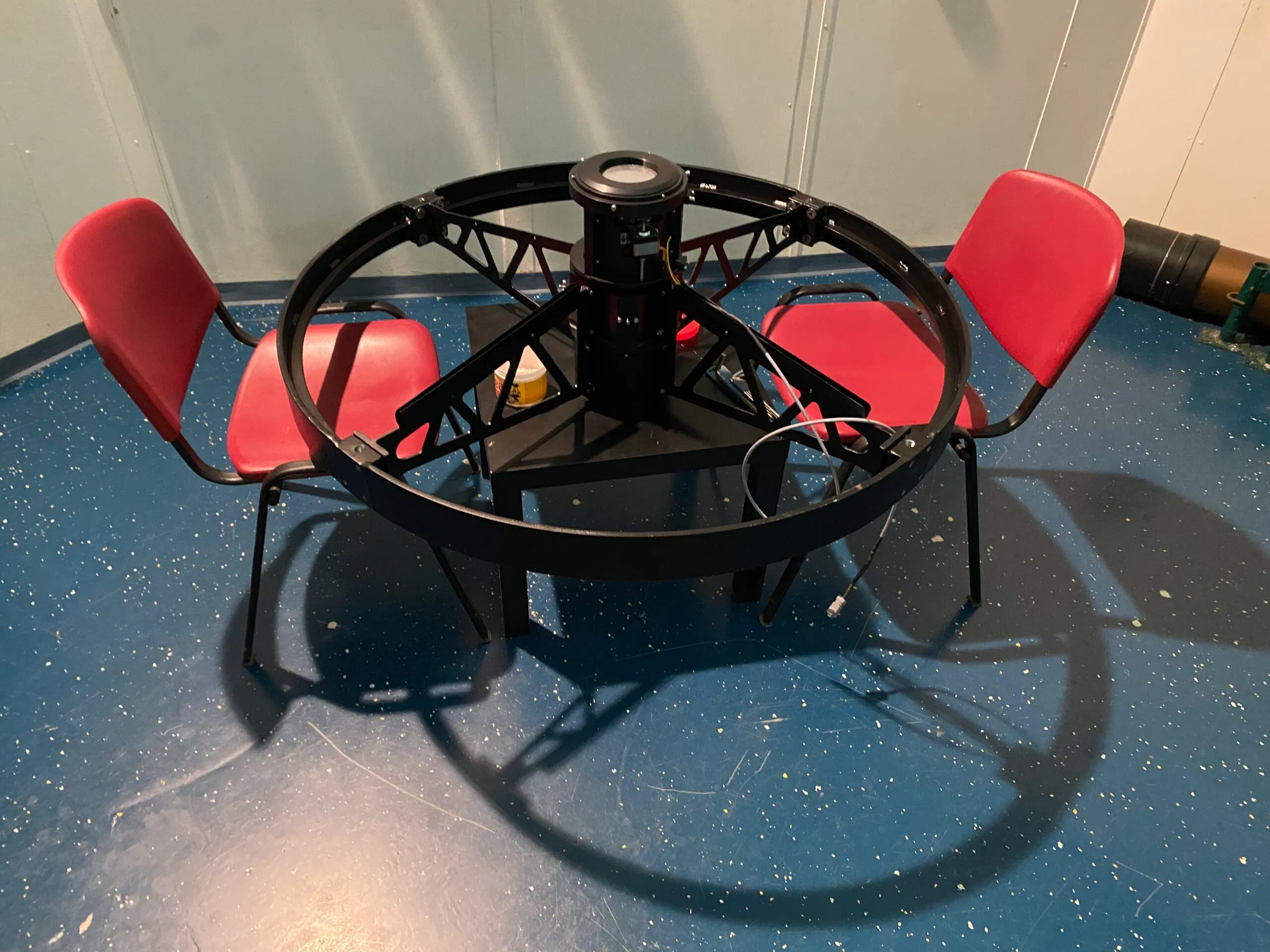 The "spider" with focuser, before mounting on the optical tube