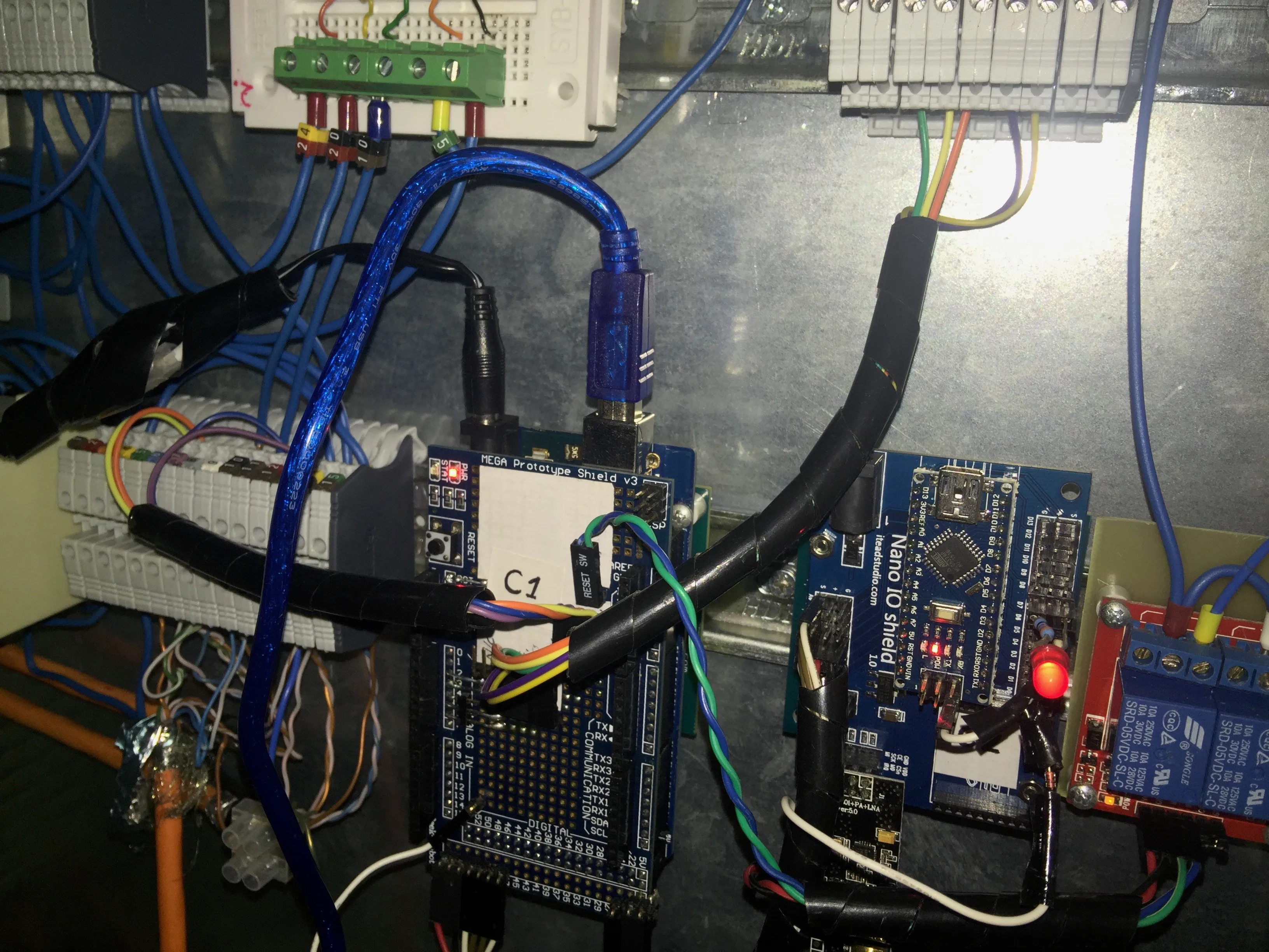 Arduino controller for dome rotation and doors