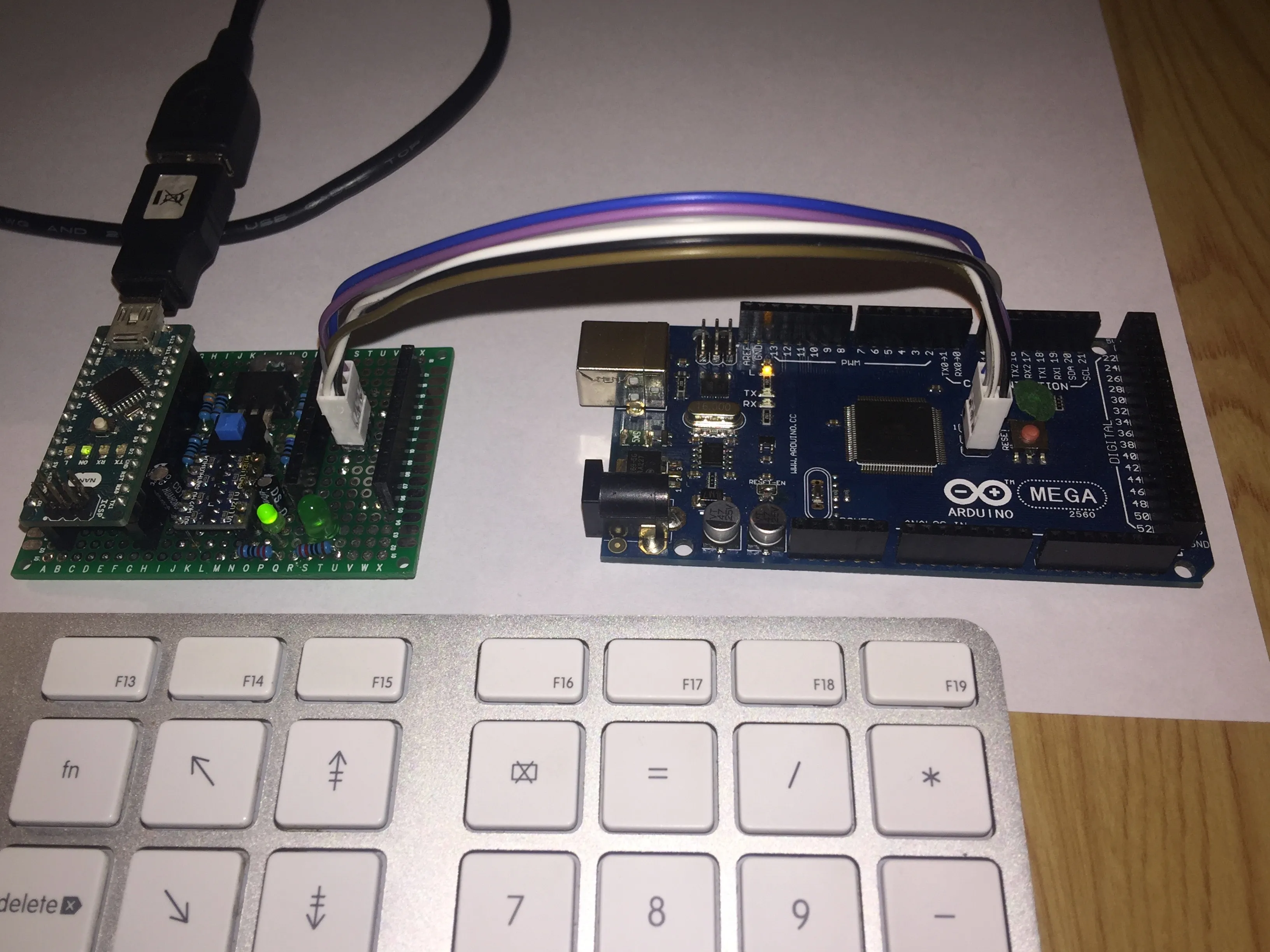 Programming an Arduino with an Arduino, using Arduino IDE. Did we mention Arduino?