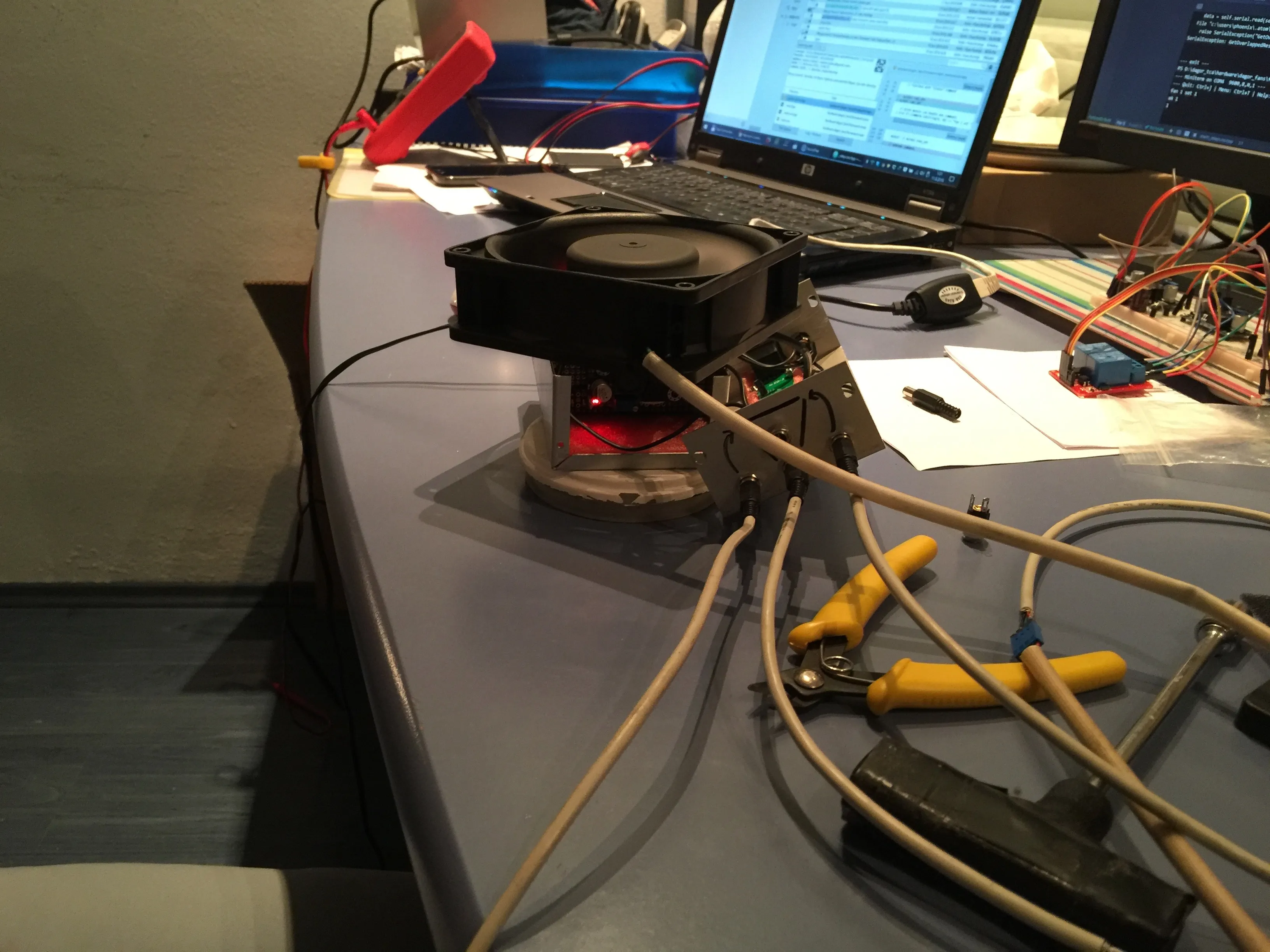 Testing the fan controller