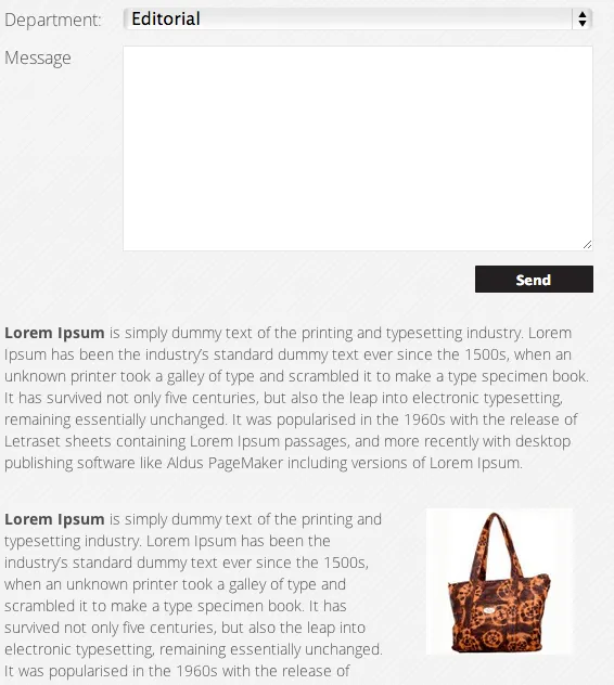Visual Composer - those same content elements displayed on frontend